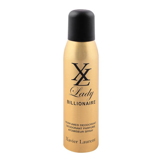 Xavier Laurent Lady Billionaire Deodorant Body Spray, 150ml - Front View