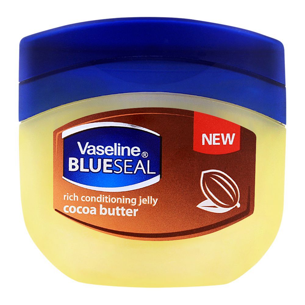 Vaseline Blueseal Cocoa ButterRich Conditioning Jelly 50ml -  Front View