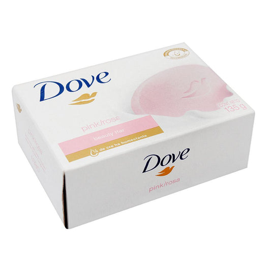 Dove Soap, Pink/Rose, 135g - Front View