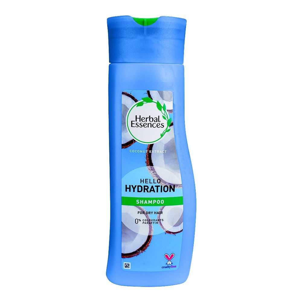 Herbal Essences Hello Hydration Coconut Extract Shampoo, 400ml - Front View