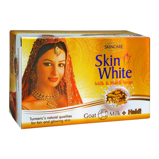 Skin White Milk & Haldi Soap, For Fair & Glowing Skin, 110g - Front View