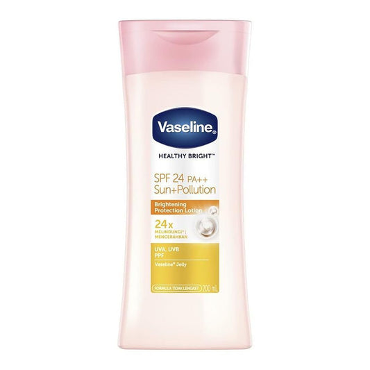 Vaseline Healthy Bright Sun+Pollution Protection Lotion With SPF-24 and PA++, 200ml -  Front View