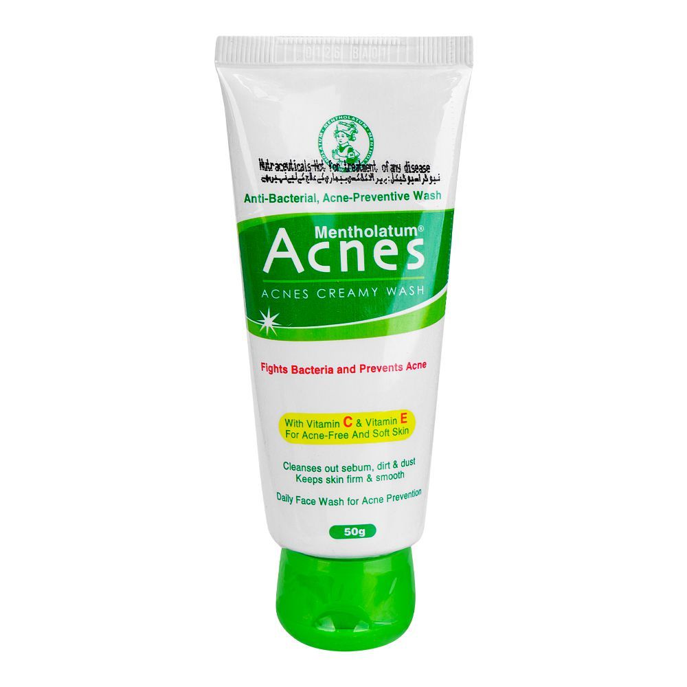 Acnes Creamy Wash, For Acne-Prone Skin, 50g - Front View