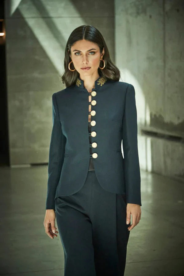 Ace Slim Fit Navy Blue Blazer