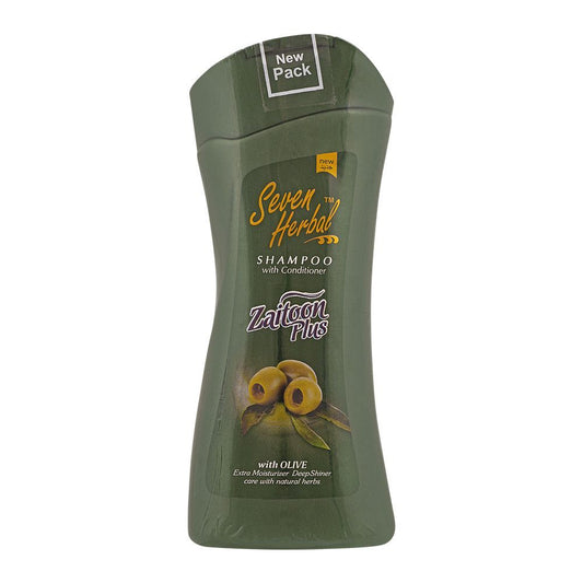 Seven Herbal Zaitoon Plus Shampoo, 250ml - Front View