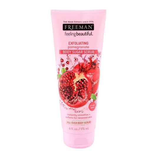 Freeman Exfoliating Pomegranate Sugar Body Scrub 175ml - Front View