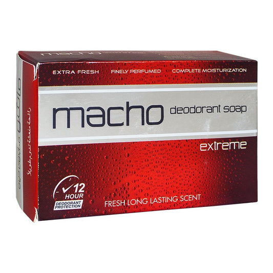 Macho Extreme Deodorant Soap, 110g - Front View
