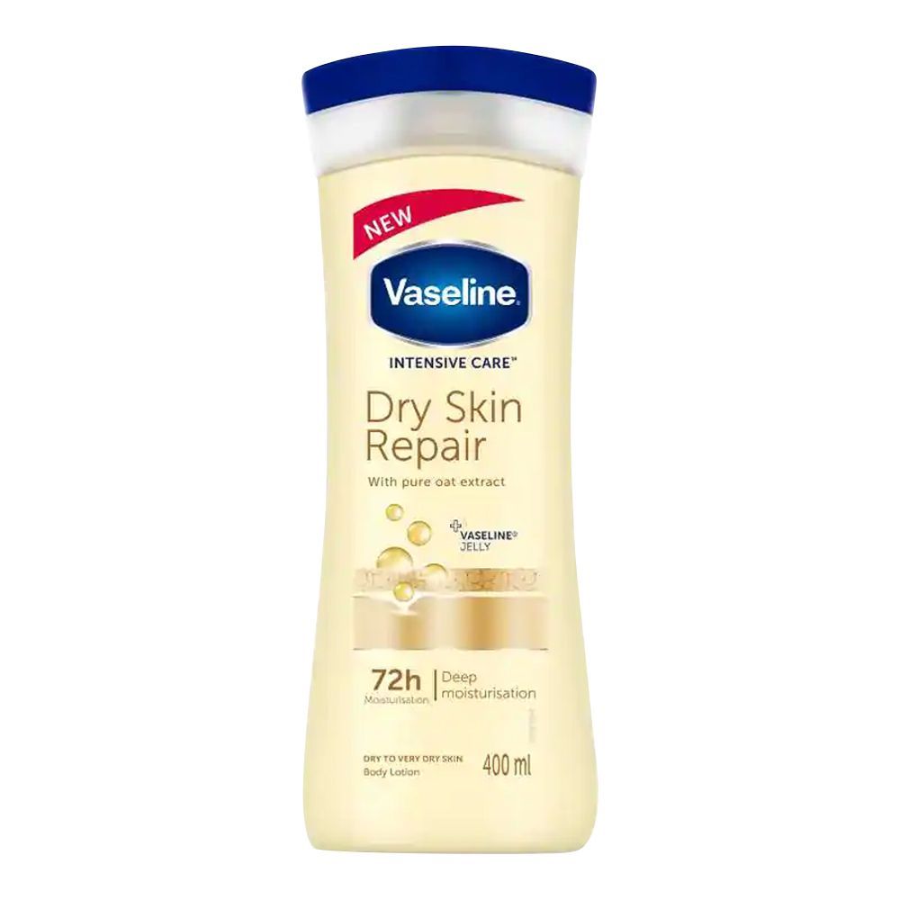 Vaseline Intensive Care Dry Skin Repair Lotion 400ml (Imported) -  Front View