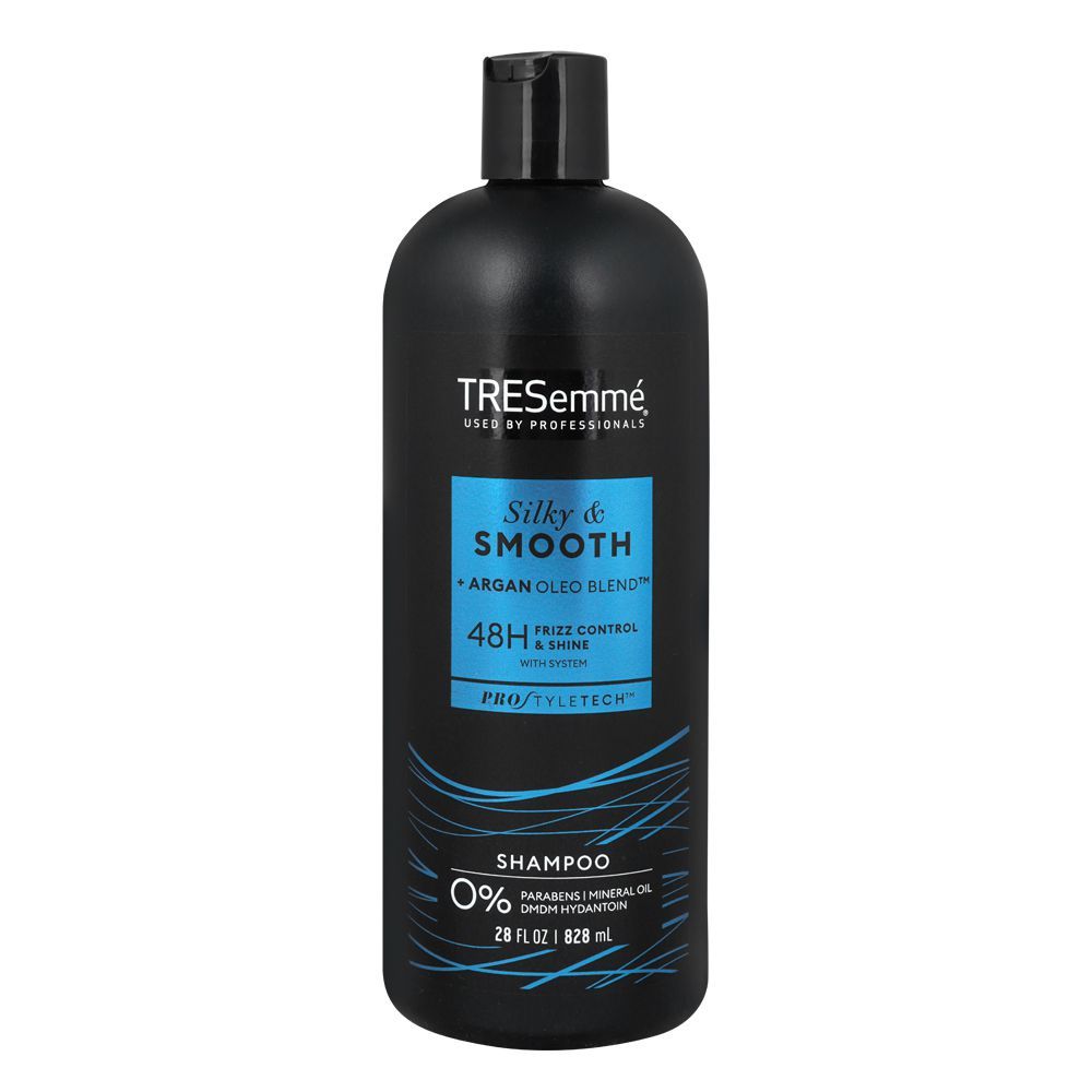 Tresemme Pro Style Tech Silky & Smooth Shampoo, 828ml - Front View