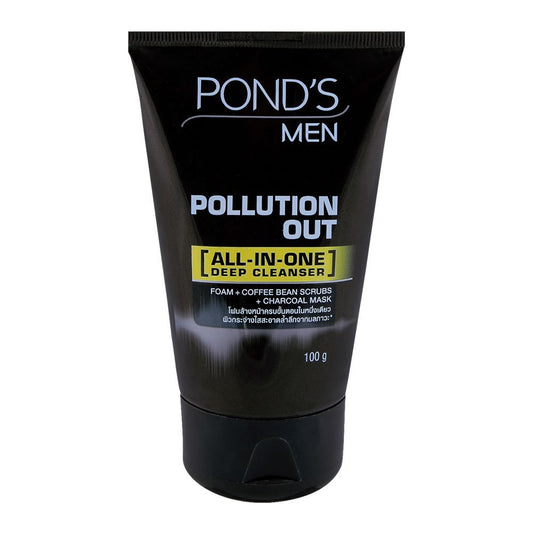 Pond's Men Pollution Out All-In-One Deep Cleanser Scrub 100g - Front View