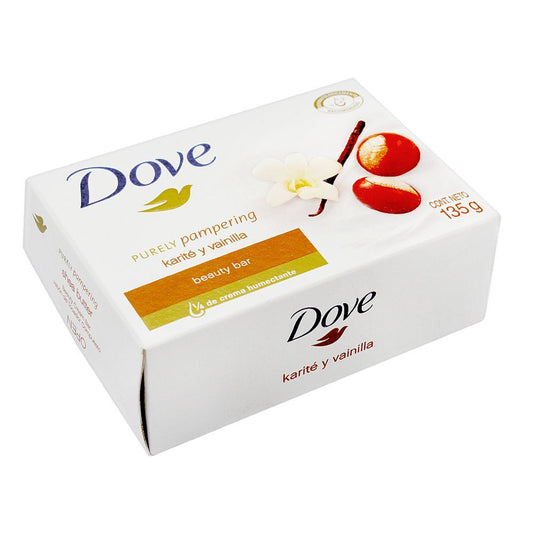 Dove Soap, Purely Pampering Vanilla, 135g - Front View