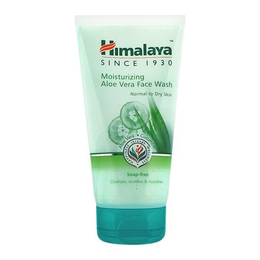 Himalaya Moisturizing Aloe Vera Face Wash, Normal To Dry Skin, 150ml - Front View