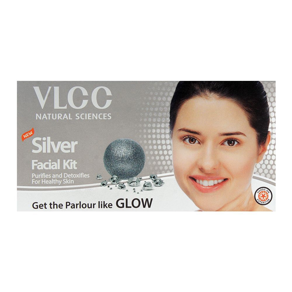 VLCC Natural Sciences Silver 6 Step Facial Kit 60g - Front View