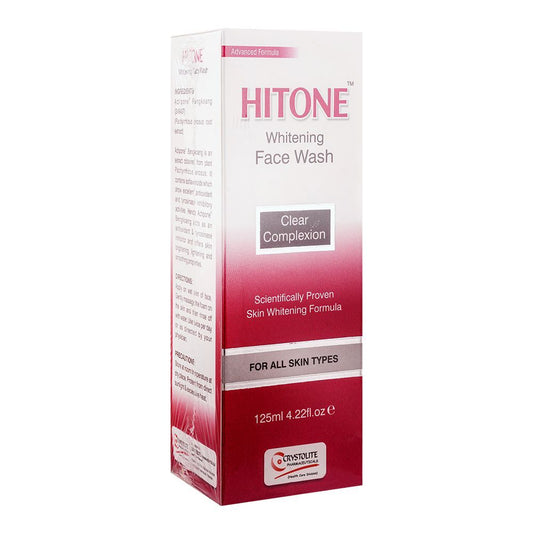 Crystolite Pharmaceuticals Hitone Whitening Face Wash, For All Skin Types, 150ml - Front View