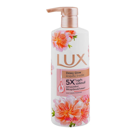 Lux Dewy Sakura Delicate Fragrance Moisturizing Body Wash, 500ml - Front View