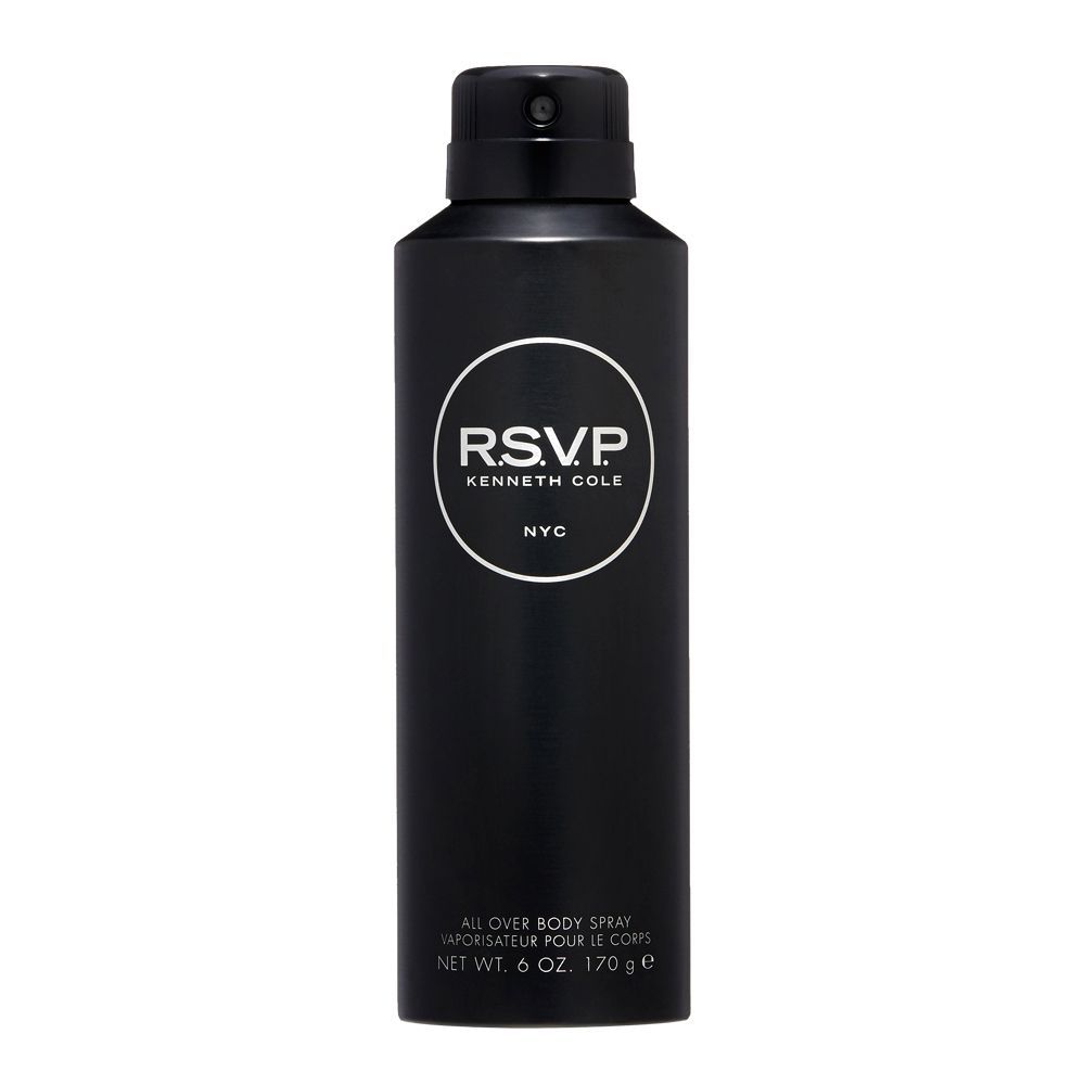 Kenneth Cole RSVP Body Spray 170gm - Front View