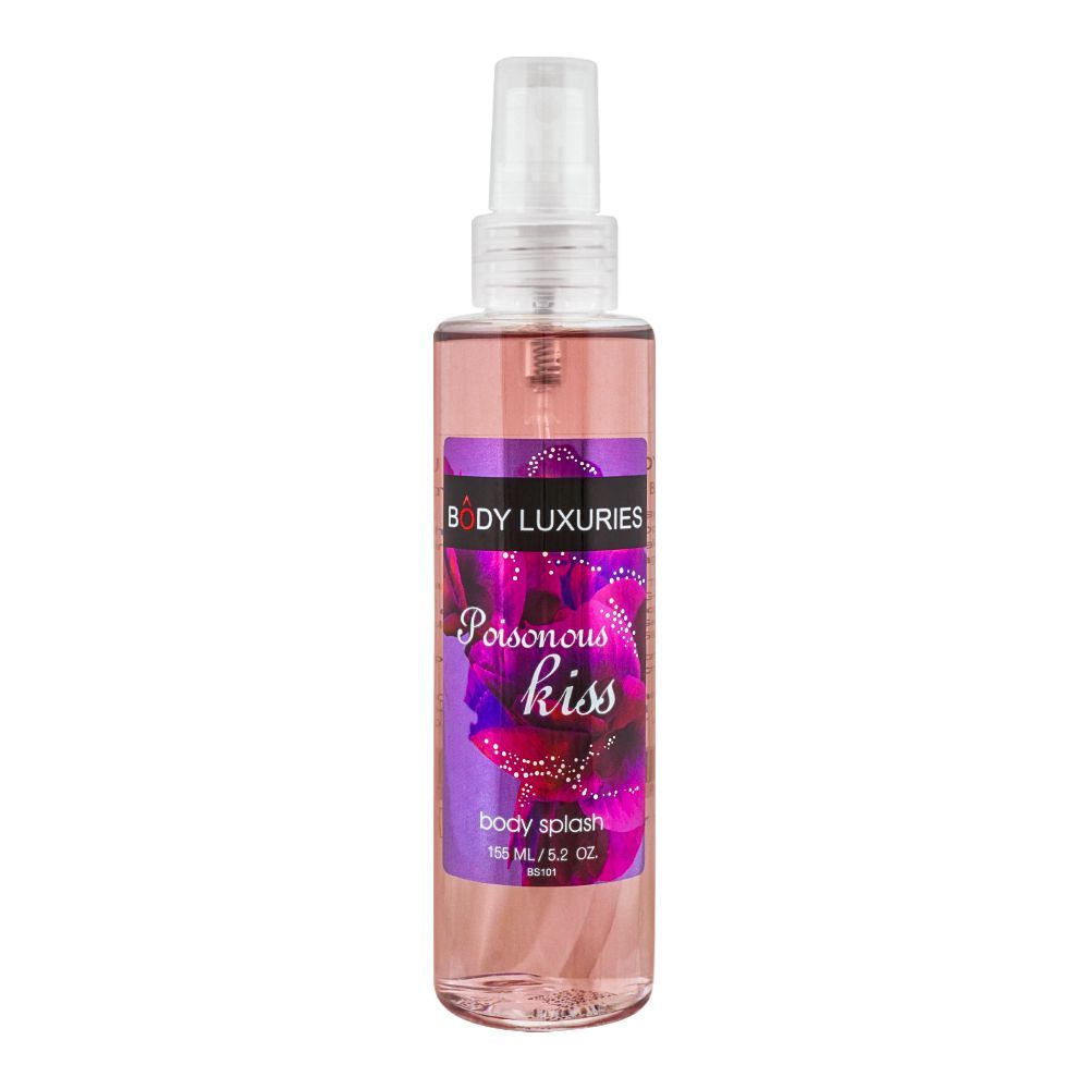 Body Luxuries Poisonous Kiss Body Splash, 155ml - Front View