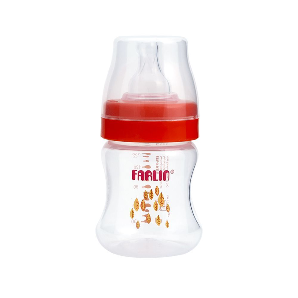 Farlin Mom Fit Anti-Colic PP Wide Neck Feeding Bottle, 0m+, 150ml, AB-42012-G - Front View