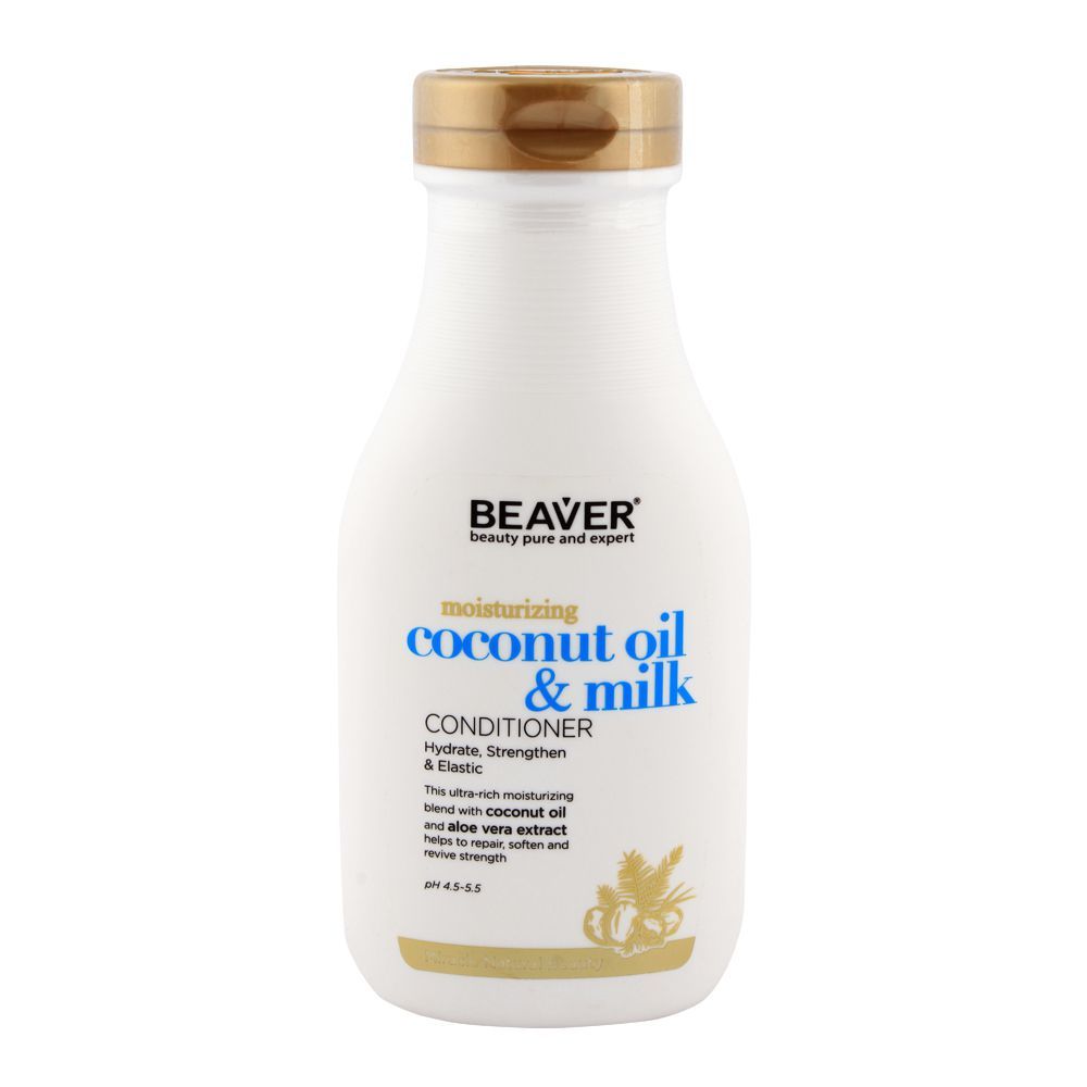 Beaver Professional Moisturizing Coconut Oil & Milk Conditioner 350ml - Front View