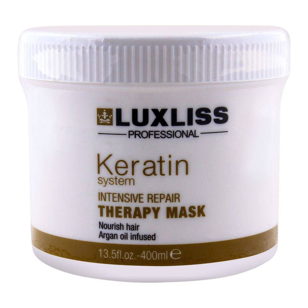 Luxliss Keratin System Intensive Repair Therapy Mask, 400ml - Front View