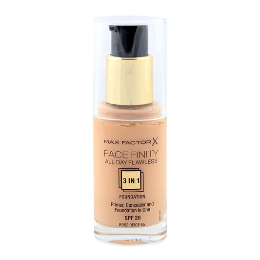 Max Factor Facefinity All Day Flawless 3in1 Foundation 65 Rose Beige - Front View