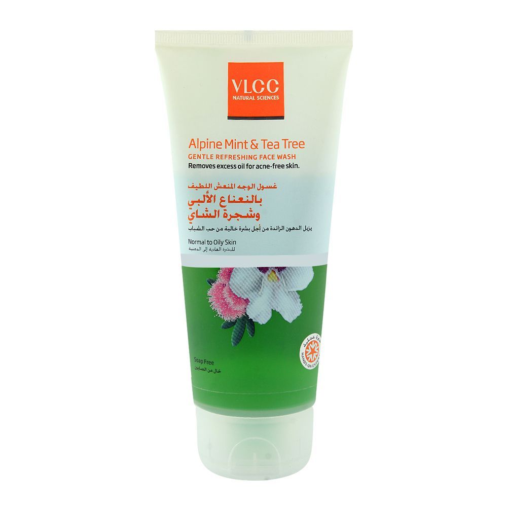 VLCC Natural Sciences Alpine Mint & Tea Tree Gentle Refreshing Face Wash 150ml - Front View