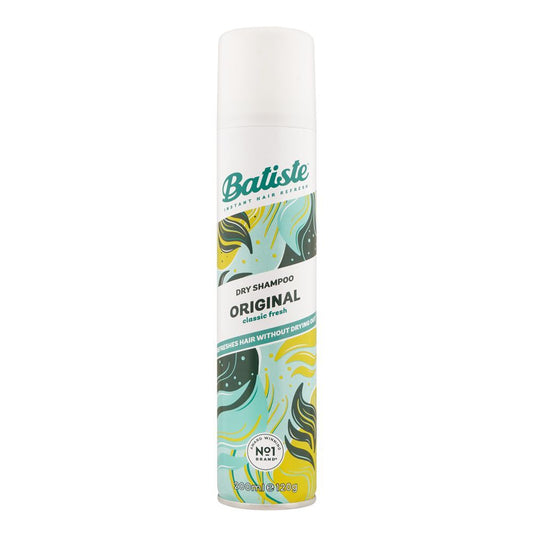 Batiste Clean & Classic Original Dry Shampoo, Refreshes Hair Without Drying Out, 200ml - Front View