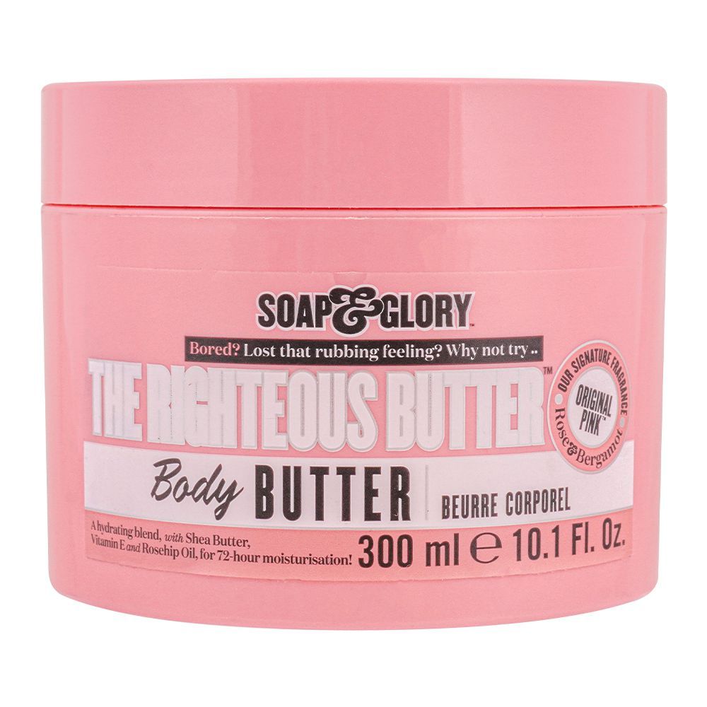 Soap & Glory The Righteous Butter Body Butter, 300ml -  Front View