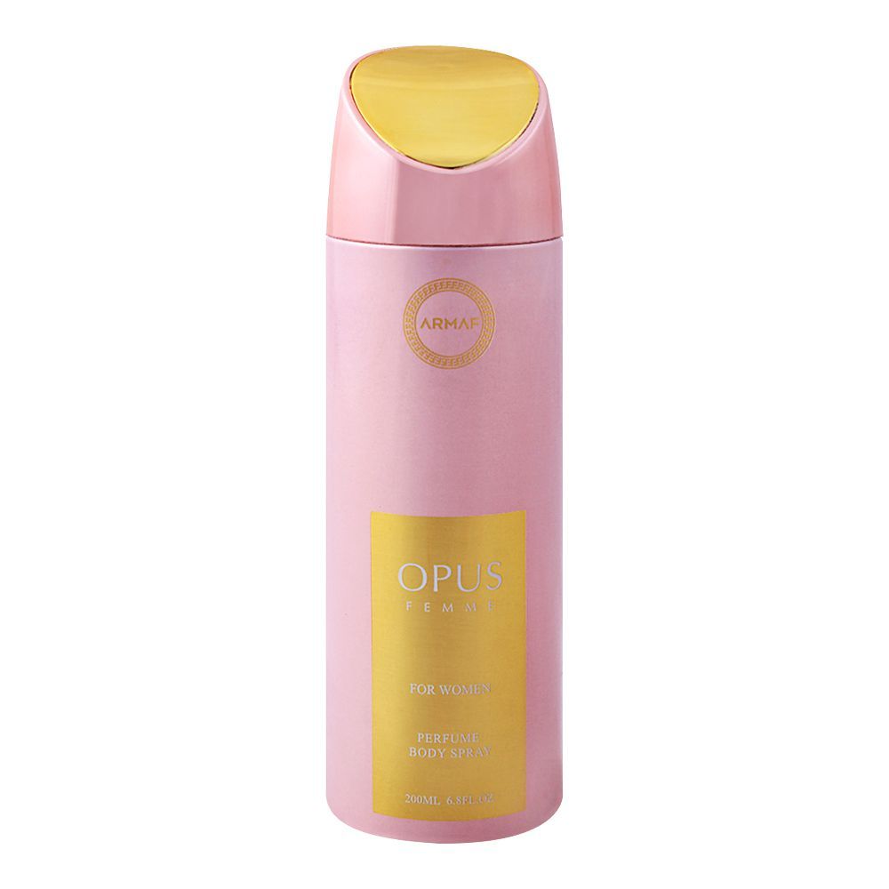 Armaf Opus Femme Women Deodorant Body Spray, 200ml - Front View