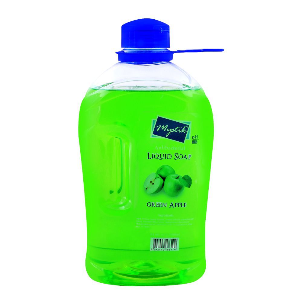 Mystik Green Apple Anti-Bacterial Liquid Soap 2500ml - Front View