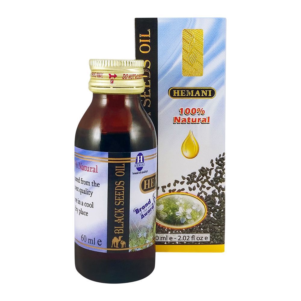 Hemani Black Seed Oil 60ml - Front View