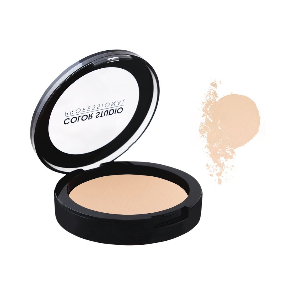 Color Studio Matt High Definition Compact Powder, 104 True Ivory - Front View