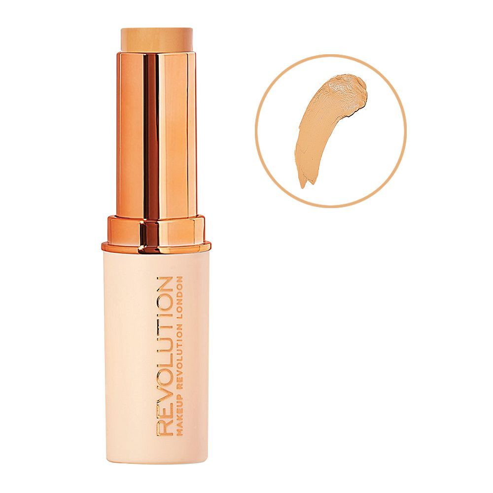 Makeup Revolution Fast Base Stick Foundation, F8 - Front View