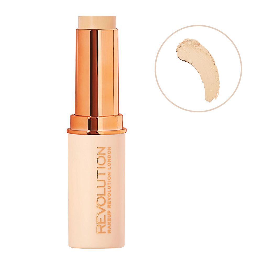 Makeup Revolution Fast Base Stick Foundation, F2 - Front View