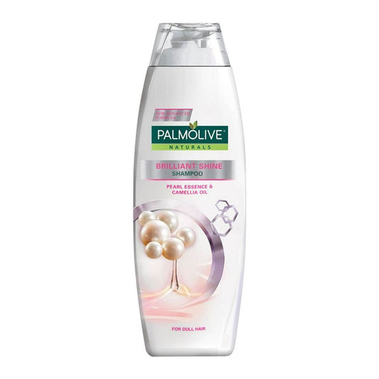 Palmolive Naturals Brilliant Shine Shampoo, Per Essence & Camellia Oil, For Dull Hair, 180ml - Front View