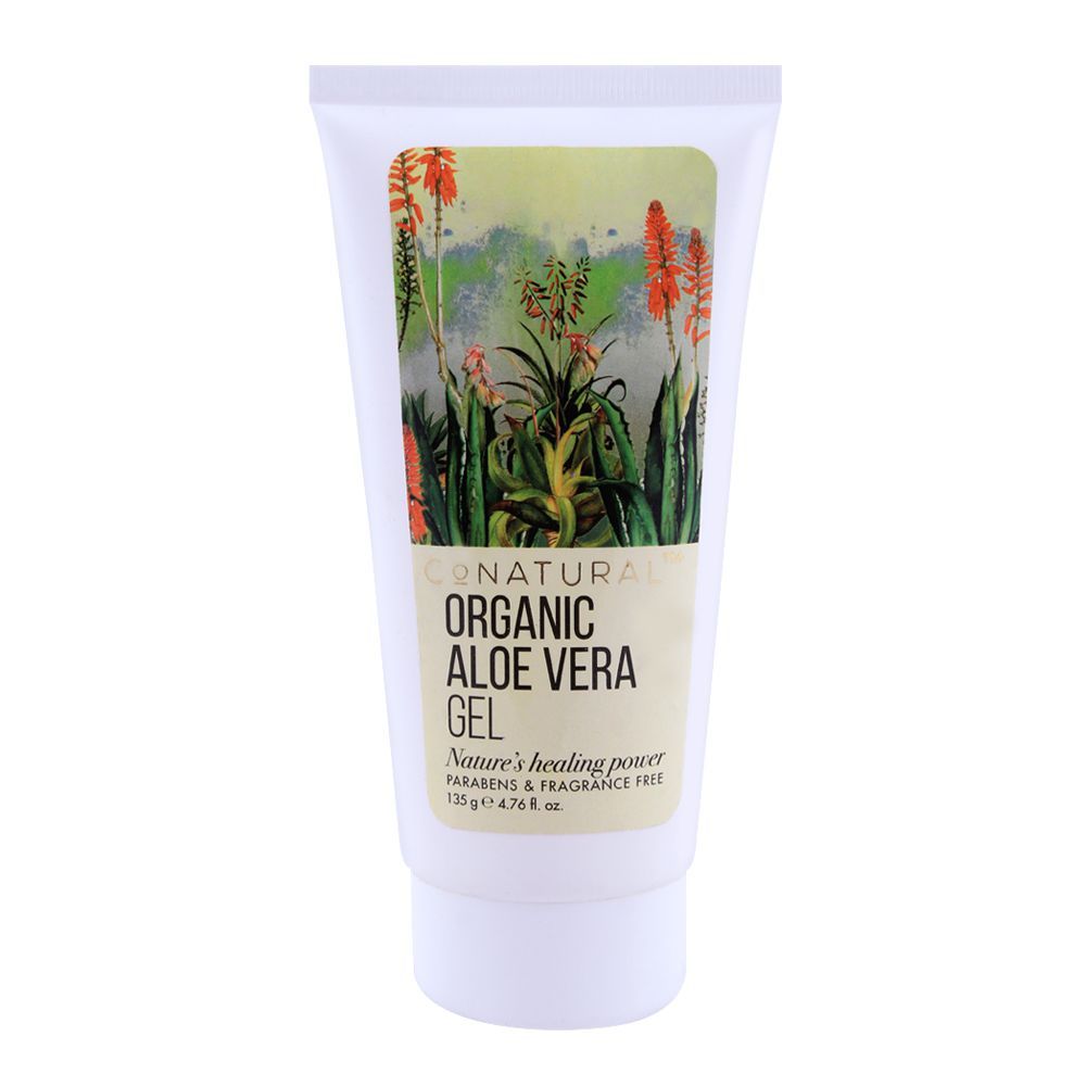 CoNatural Organic Aloe Vera Gel, 135g - Front View