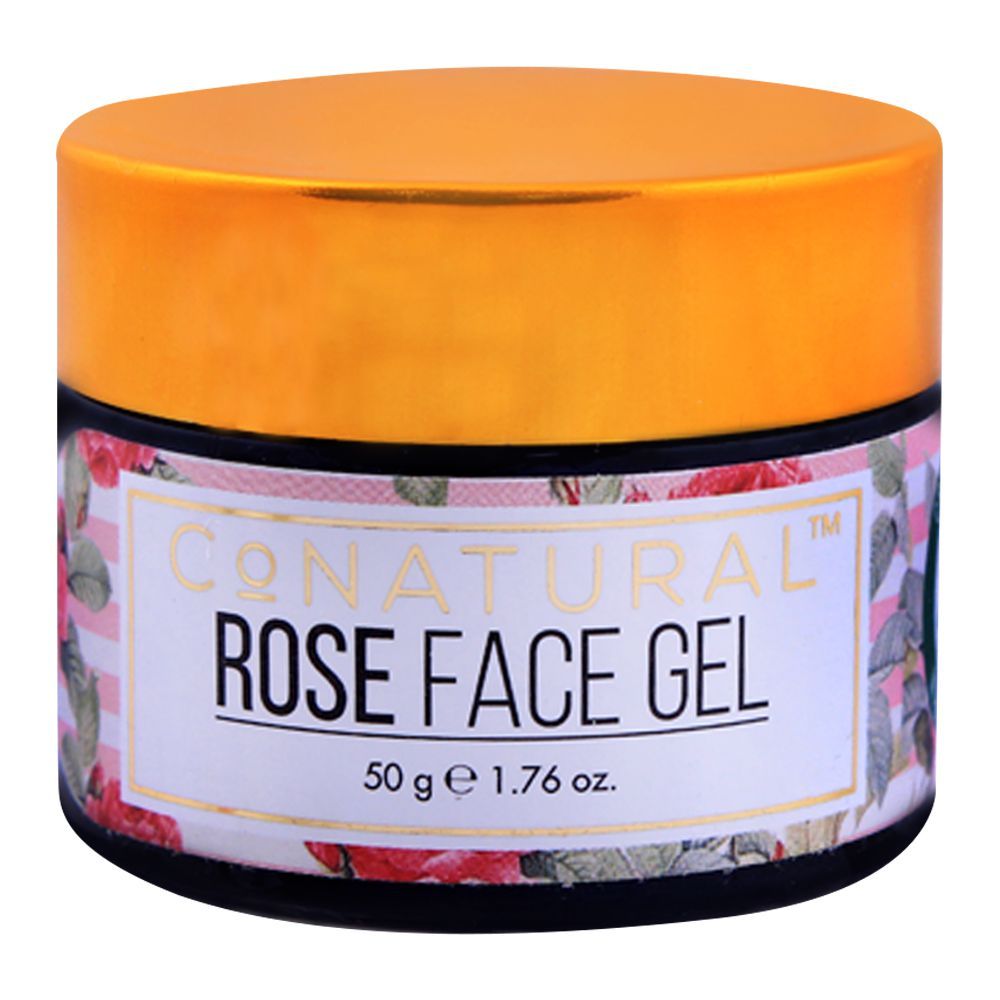 CoNatural Rose Face Gel, 50g - Front View