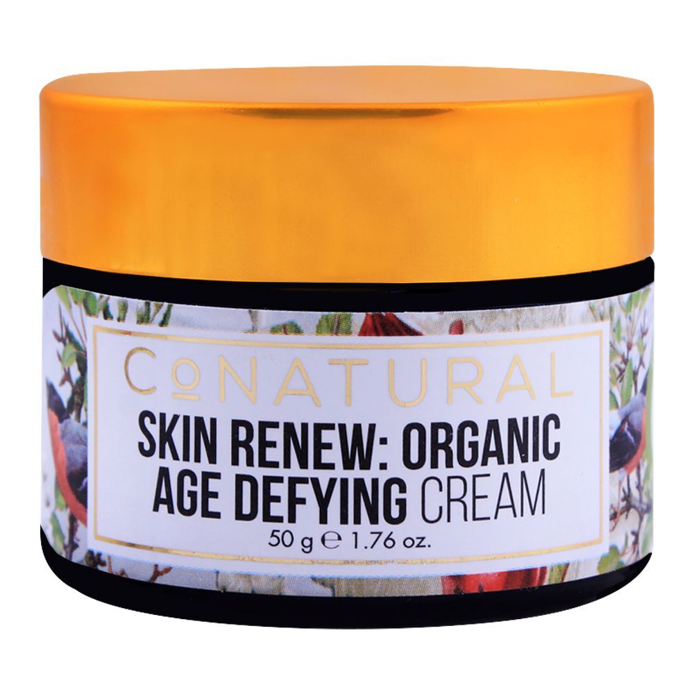 CoNatural Skin Renew Organic Age Defying Cream, 50g - Front View