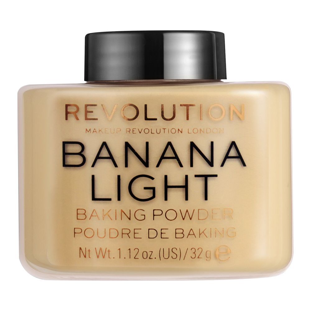Makeup Revolution Banana Light Baking Powder - Front View