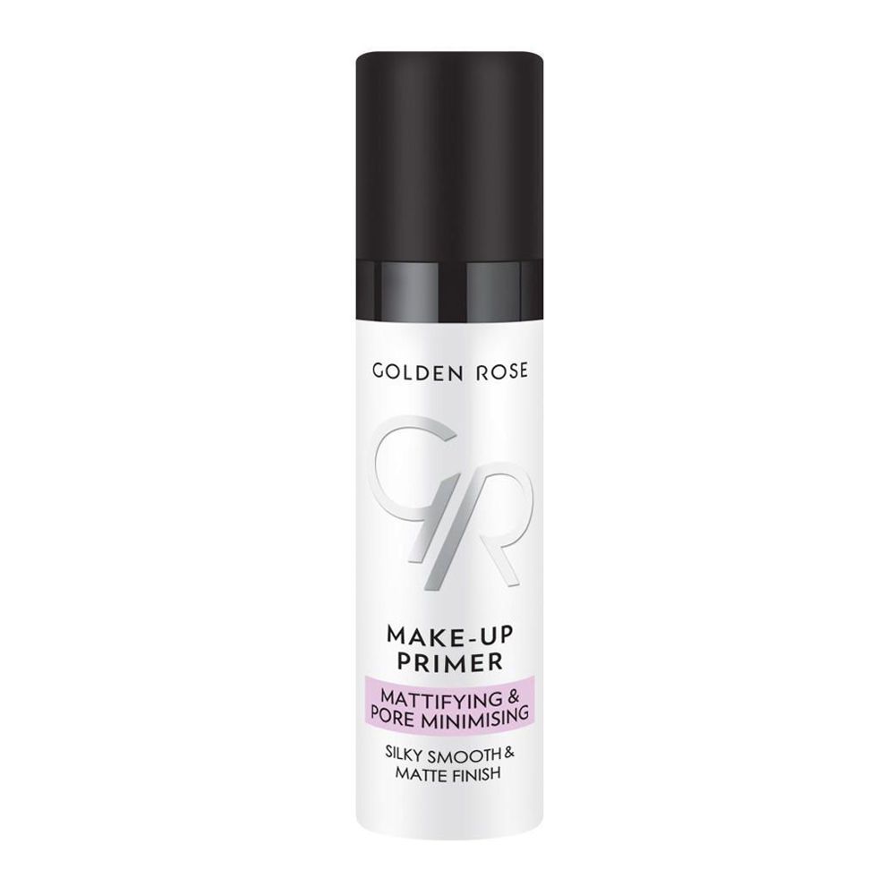 Golden Rose Make-Up Primer, Mattifying & Pore Minimising, Silky Smooth Matte Finish - Front View