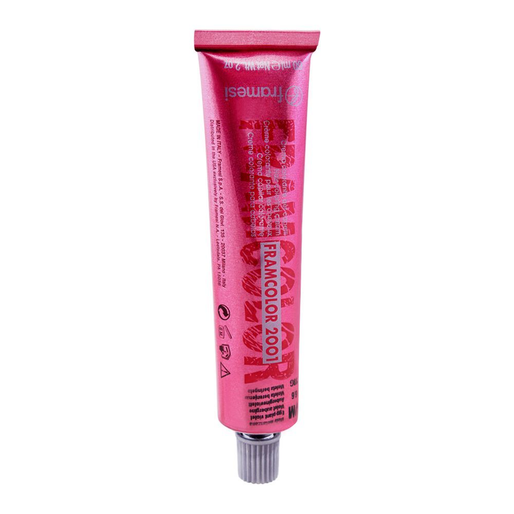 Framesi Framcolor 2001 Hair Colouring Cream, 6VM-Egg-Plant Violet -  Front View