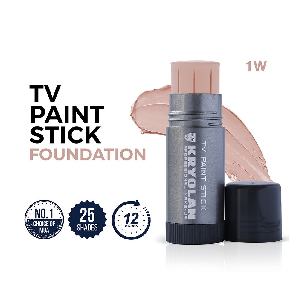 Kryolan TV Paint Stick, 1W - Front View
