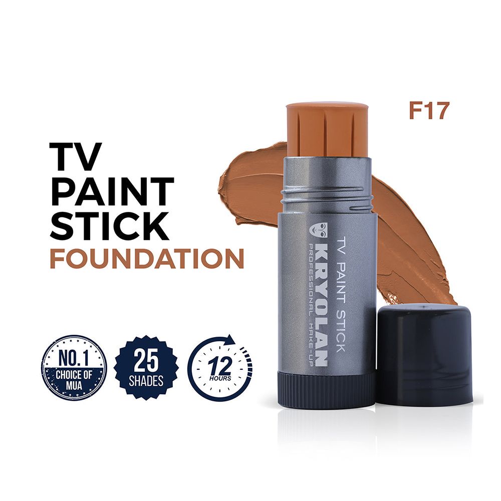 Kryolan TV Paint Stick, F17 - Front View
