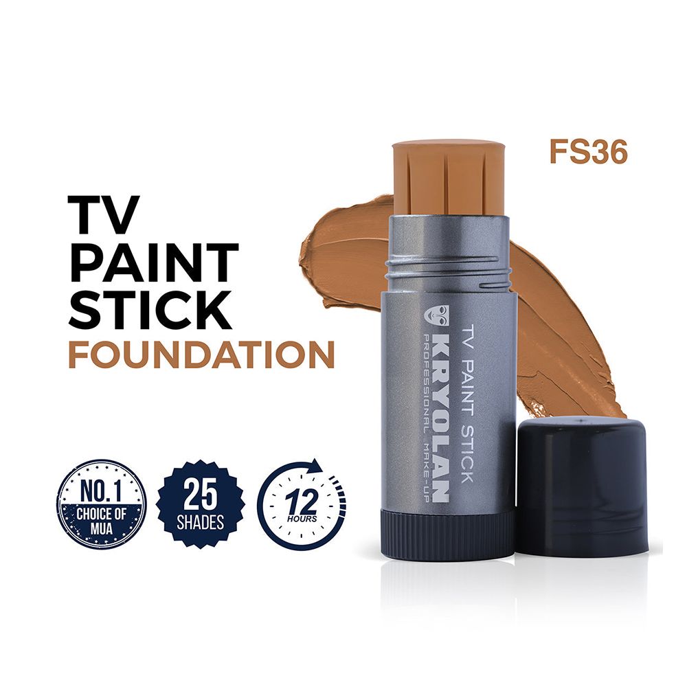 Kryolan TV Paint Stick, FS36 - Front View