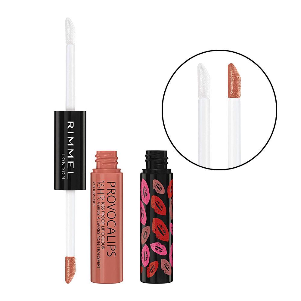 Rimmel Provocalips 16HR Kiss Proof Lip Colour, 710 Kiss Off - Front View