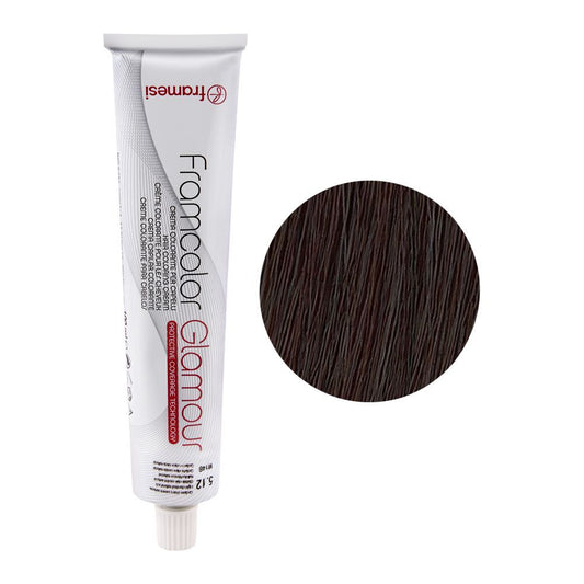 Framesi Framcolor Glamour Hair Coloring Cream, 5.12 Light Chestnut Natural Ash -  Front View