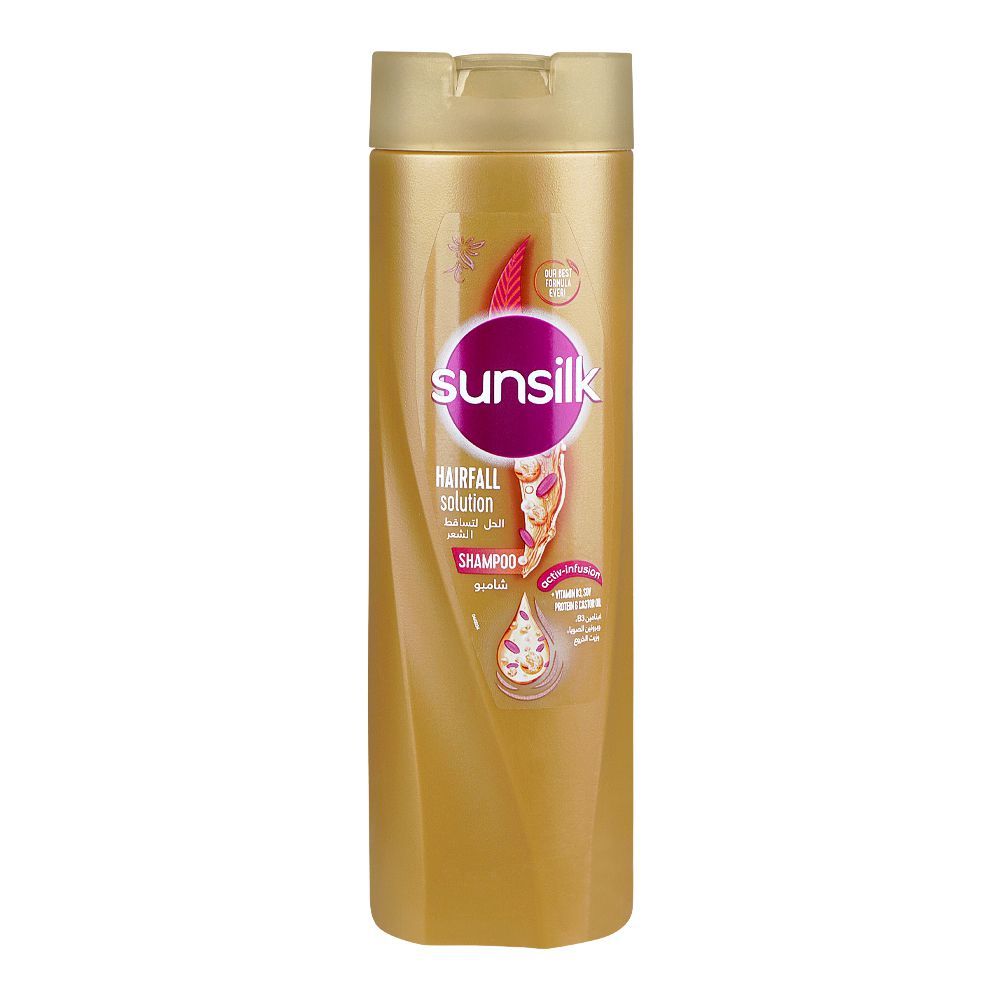Sunsilk Hair Fall Solution Shampoo, For All Hair Types, 350ml - Front View