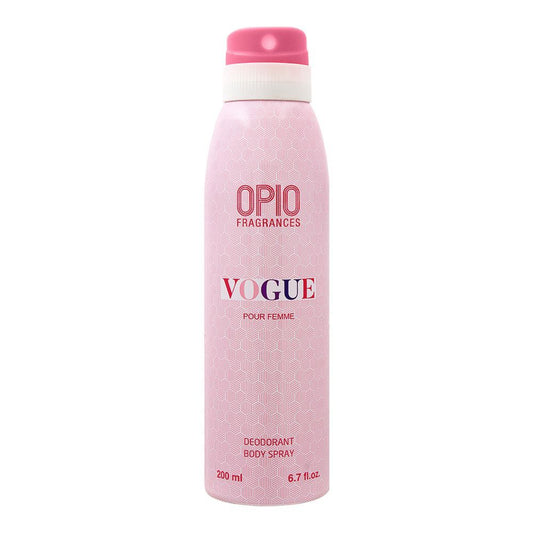 Opio Vogue Pour Femme Deodorant Body Spray, For Women, 200ml - Front View