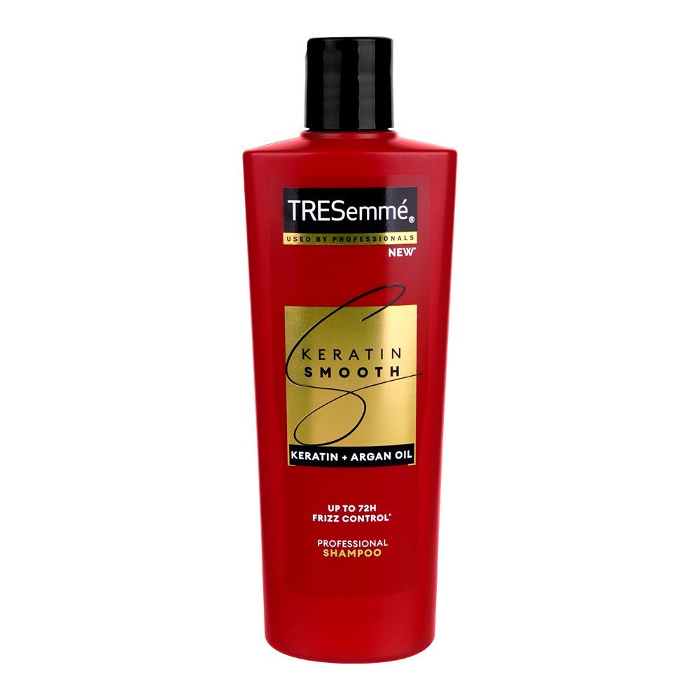 Tresemme Keratin Smooth With Keratin And Argan Oil, Pro Collection Shampoo, 370ml - Front View