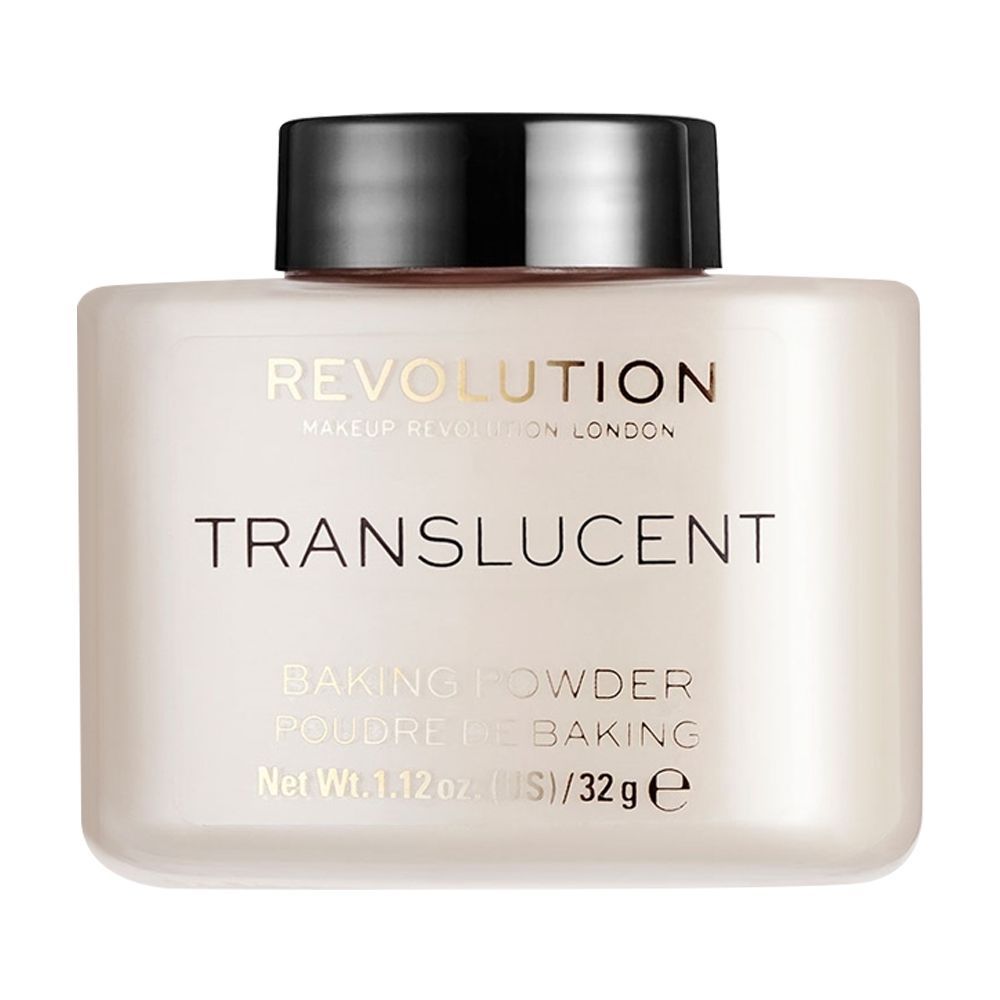 Makeup Revolution Translucent Baking Powder, 32g - Front View